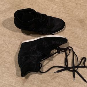 Ash Bowie Mixed Mesh Wedge Sneakers